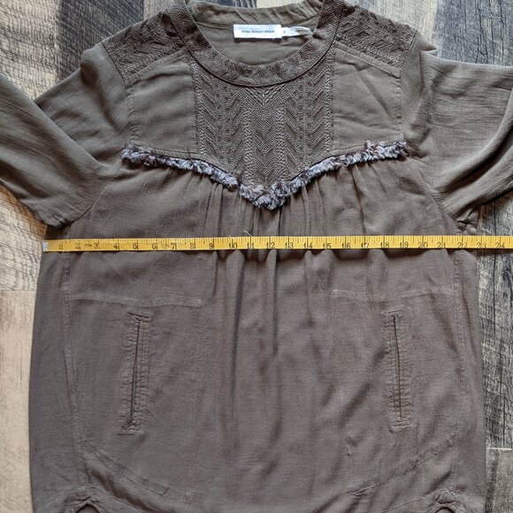 Isabel Marant Etoile Florent Fringe Mini Dress Embroidered - Picture 7 of 7